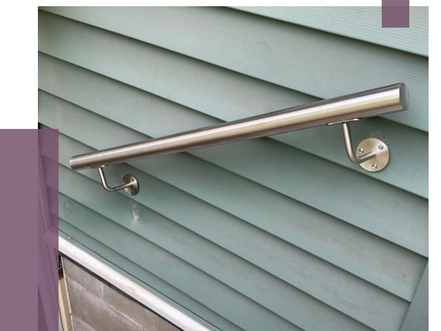 Поручни из нержавеющей стали в Куйбышеве от 7777 руб.  | ПРОЛЁТ-Кбш